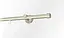 Карниз для штор однорядный стеновой импрессионный Аресто Сатин комплект Заглушка 600 см - миниатюра 1