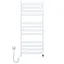 Электрический полотенцесушитель Navin Largo 500x1200 Sensor левостороннее с таймером, белый бархат 12-028153-3680, Белый матовый, Левое, Электронный - миниатюра 2