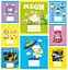 Зошити учнівські 12 аркушів коса лінія Тверда Мікс 4, 25 шт. в упаковці - мініатюра 1