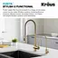 Кран кухонный для фильтра Kraus Purita FF-100SFACB Бронза - миниатюра 8