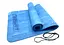 Коврик для йоги и фитнеса EasyFit PER Premium Mat 8 мм Синий - миниатюра 1