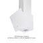 Вытяжка декоративная наклонная Weilor Aura WDS 63 White - миниатюра 2