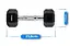 Гантель шестигранная Thunder 2,5 кг (HEXAGONAL-DUMBBELLS-2,5KG) - миниатюра 5