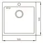 Кухонная мойка Mixxus MX(304)5050-200x1.2-Handmade MX0571, Нержавеющая сталь - миниатюра 2