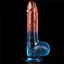 Фалоімітатор Dazzle Studs 7.5" 19 см мульти - мініатюра 3