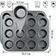 Форма для випічки кексів і мафінів на 12 комірок з антипригарним покриттям 35.5х26.5х3 см, A-plus Чорний 87116 - мініатюра 6