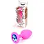 Силіконова анальна пробка Boss Of Toys Boss Series - Jewellery Pink Silicon Plug Medium Light Blue M, BS6400085, Рожевий / голубой - мініатюра 7