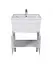 Тумба Мойдодир City White 70 з умивальником Cosmopolitan 70 Білий підлогова Білий - мініатюра 5