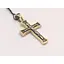 Золотой крестик Харьковская ювелирная фабрика. Распятие Христа. 11513-Ч ЕВРО - миниатюра 2