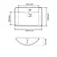 Умивальник VBI Busso 80 white врізний VBI-018046, Білий - мініатюра 3