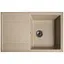 Гранітна кухонна мийка Romzha Jorum 78 Piesok (301) з крилом - мініатюра 1