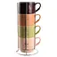Набор чашек Limited Edition Morning Coffee на металлической подставке 340мл 4 шт. (B248-E0963) - миниатюра 1