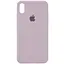 Чехол Epik Silicone Case Full Protective AA для Apple iPhone X/XS 5.8 Серый/Lavender - миниатюра 1