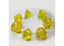 Набір кубиків Transparent 7 Dice Set - Yellow , 7 шт. (g7dtran04) - мініатюра 2