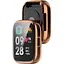 Чехол-накладка DK Silicone Face Case для Xiaomi Redmi Watch 3 Active / 3 Lite (rose gold) - миниатюра 2