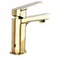 Змішувач для умивальника Topaz Lexi TL- 21201-H57-AUV Золотий - мініатюра 5