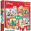 Набор Пазлы - (4в1) - "Время рождества" / Дисней: Микки - миниатюра 1