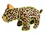 Игрушка для собак Outward Hound Extreme Seamz Leopard Tan MD пищалка Леопард средняя (oh69881) - миниатюра 1