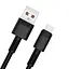 Кабель XO NB-Q166 fast charging USB cable for Type-c 5A/1 м Чорний - мініатюра 1