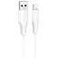 Дата кабель Borofone BX119 New USB to Lightning 2.4A (1m) White - мініатюра 1