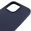Чохол Epik Silicone Case AA Logo with MagSafe для Apple iPhone 13 Pro Max 6.7 Темно-синій/Midnight blue - мініатюра 4
