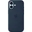 Чехол Silicone Case with Button, Animation & MagSafe для Apple iPhone 17 Midnight AAA (149942) - миниатюра 2
