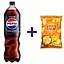 Набор: Pepsi безалкогольный сильногазированный на ароматизаторах ноль сахара 1.25 л + чипсы Lay's со вкусом сыра 120 г  - миниатюра 1
