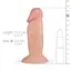 Фалоімітатор Easy Toys Archi Realistic Dildo 11.5 см тілесний - мініатюра 3