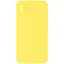 Чехол Epik Silicone Case Square Full Camera Protective AA NOLOGO для Apple iPhone X/XS 5.8 Желтый/Yellow - миниатюра 1