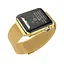 Ремінець Creasted для годинника Milanese loop steel bracelet Apple watch, 42 44 мм Gold - мініатюра 3