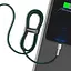 Кабель Baseus Cafule Metal Type-C to Lightning PD 20W (1m) green (CATLJK-A06) - мініатюра 3