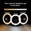 Селфи-лампа LED кольцевая Voltronic MJ-20 RGB 20 см + штатив - миниатюра 9