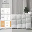 Ковдра MirSon Imperial Satin Luxe зимова 110х140 см біла із зеленим кантом - мініатюра 2