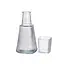 Кувшин для напитков 1 литр со стаканом 1 шт на 200 мл Прозрачный Yiwu HP-19-PYF-1 - миниатюра 3
