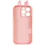 Чохол Epik TPU Toys Case with Ears для Apple iPhone 16 Pro 6.3 Light Pink - мініатюра 3