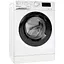 Стиральная машина Indesit фронтальная, 6 кг, 1200, A+++, 43 см, дисплей, инвертор, люк черный, белый - миниатюра 2