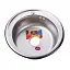 Мийка кухонна Mira 510 E Satin кругла 510х510х180х0,8 мм Нержавіюча сталь 30412 - мініатюра 1