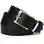 Ремінь шкіряний Grande Pelle чорний 120х3.5х0.5 см acs0032058 - мініатюра 1