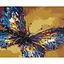 Картина по номерам на подрамнике Brushme Бабочка в деталях - миниатюра 1