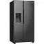 Холодильник Gorenje SBS 179х70х92 см 2 двери 376(190) л А++ NF+ Инв. диспенсер генератор льда Внешний диспл черный - миниатюра 3