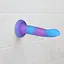 Фалоімітатор Addiction Rave 8″, що світиться в темряві, Glow in the Dark Dildo Blue Purple, 20,3 см - мініатюра 6