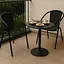 Садовое кресло Jumi Bistro New черный - миниатюра 5