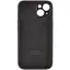 Чехол Epik Silicone Case Full Camera Protective (AA) для Apple iPhone 13 (6.1) Черный/Black - миниатюра 2
