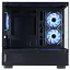 Корпус 1stPlayer Mi5-BK-2FC7R-1FC7, Black, без БЖ, Mini Tower, Micro ATX / Mini ITX, 1xUSB 3.0 / 1xUSB 2.0, макс. CPU - 185 мм / VGA - 360 мм, 3x120 мм ARGB, бічна та передня панель із загартованого скла - мініатюра 8