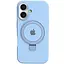 Чохол Epik Silicone Case Full Protective with Ring для Apple iPhone 16, 6.1 Blue - мініатюра 1