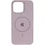 Чохол Epik Silicone Case Full Protective AA V2 with MagSafe для Apple iPhone 15, 6.1 Сірий/Lavender - мініатюра 2