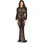 Сукня Leg Avenue Lace and Net Bodycon Gown One Size - мініатюра 1