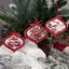 Творческий набор для создания 3-х елочных украшений "Vintage Christmas" FDCKW-053 - миниатюра 3