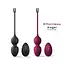 Вагінальні кульки Dorcel Love Balls Plum, вібрації і рухи внутрішньої кульки, пульт ДУ - мініатюра 8