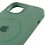 Чохол Epik Silicone Case Full Protective AA with MagSafe для Apple iPhone 15, 6.1 Зелений/Pine green - мініатюра 4